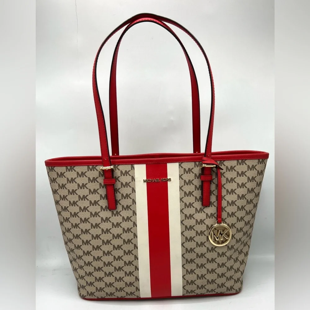 Michael Kors Jet Set Center Stripe Tote - Picture 2 of 11